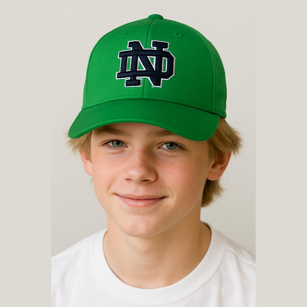 Top of the World Notre Dame Fighting Irish Green Wool Fitted Hat